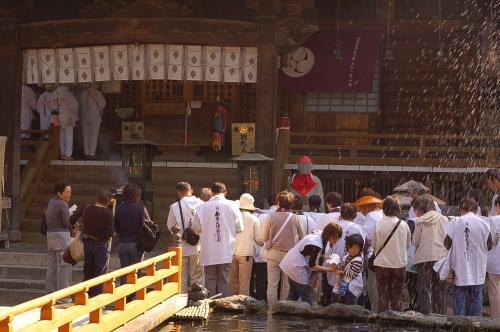 日曜日の霊山寺は遍路さんで賑わっています