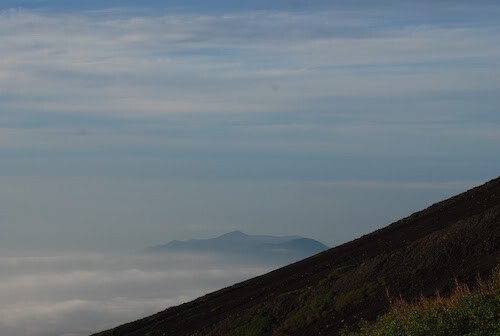 富士山登山の途中にて　片山右京さんの決断
