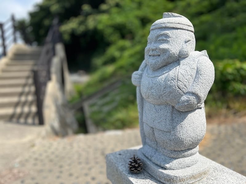 恵比寿橋の恵比寿天