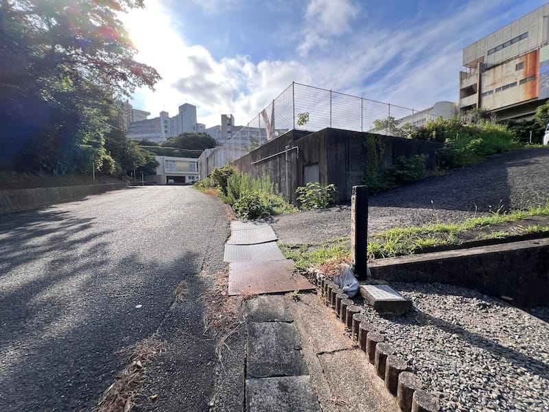 ホテルたつき横の橋田鼻遊歩道から