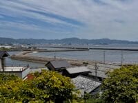 稲生港石積防波堤　黒山チビッコ広場より