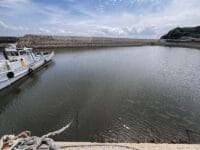 稲生港と稲生港石積防波堤