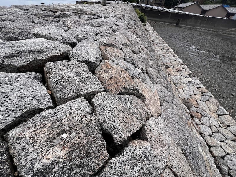 幡豆石のきれいな模様