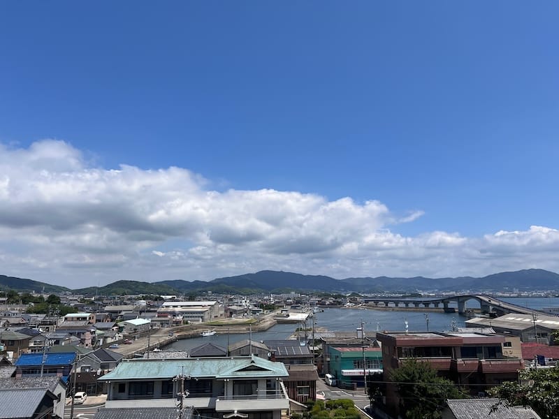 形原城址からの眺望