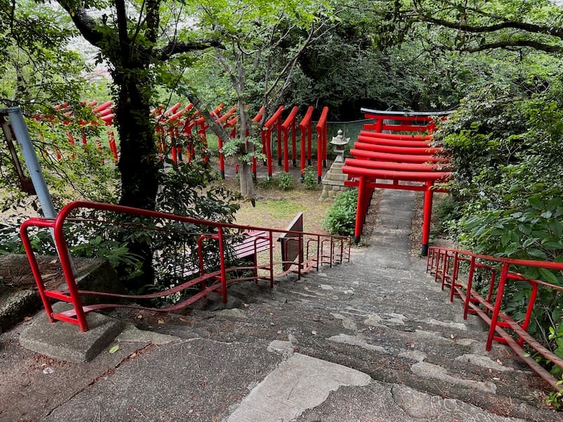 古城稲荷社の鳥居