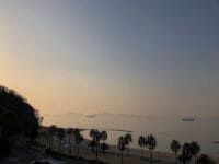 夕暮れの西浦パームビーチ