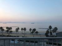 朝焼けの西浦パームビーチ