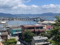 形原城から形原漁港大橋