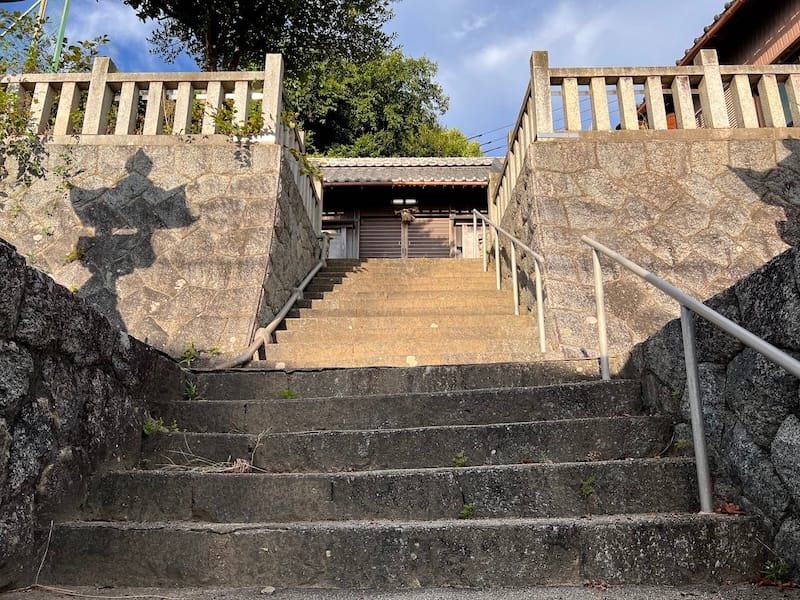 秋葉社（形原町東上野）　参道