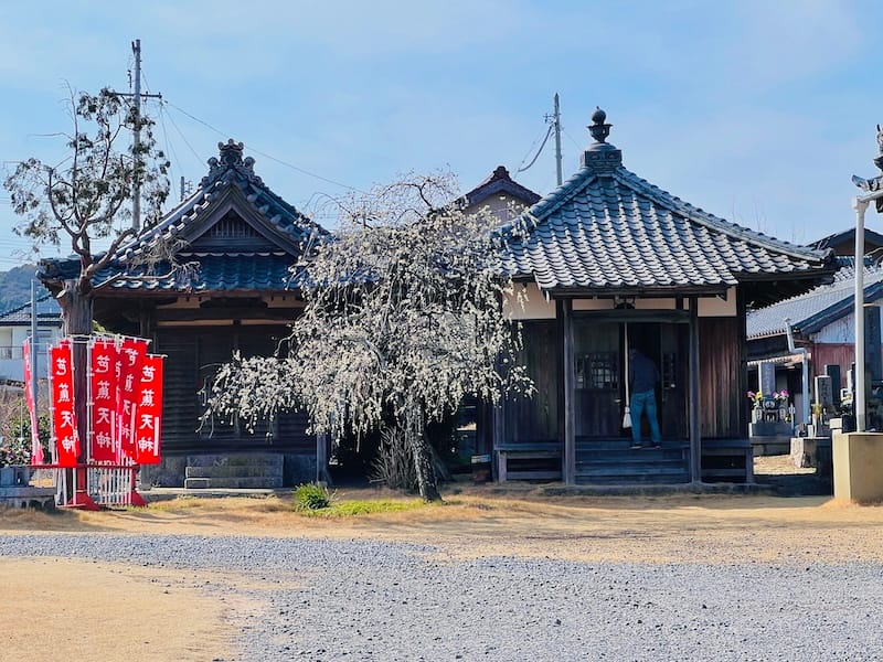 観音堂と芭蕉天神