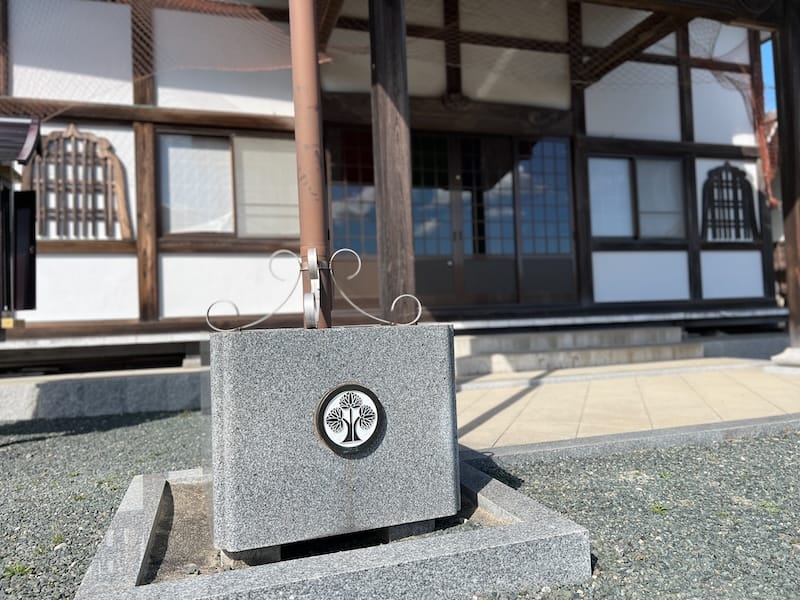 光明院　寺紋立葵