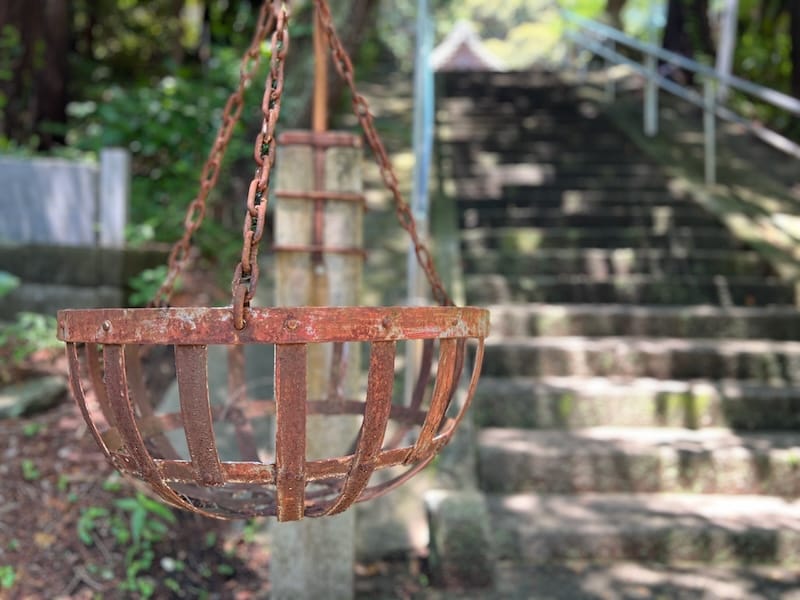 鞍掛山秋の月見・守り三神・鞍掛の松