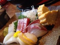 レストラン山海　刺身定食　2014年