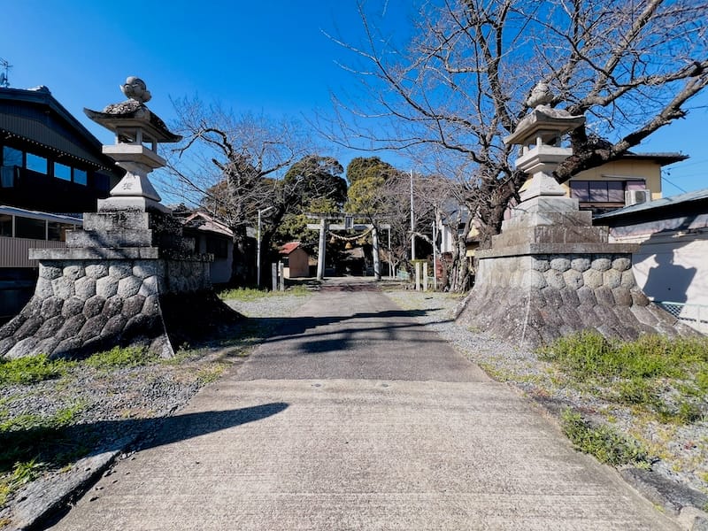 素盞嗚神社（枯木ノ宮）　参道