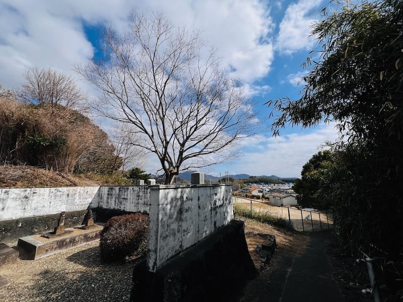 月ノ輪墓地からの風景