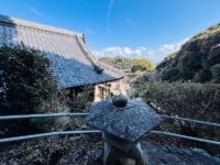 天神社　筆塚から