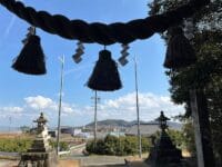 天神社一の鳥居から