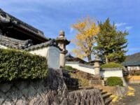 常円寺 門前の秋