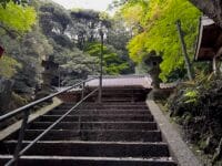 御堂山観音堂　参道石段