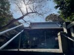 石段から素盞嗚神社（拾石神社）本堂