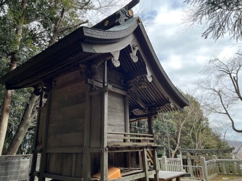 竹谷白山社 – 雀が森にありました