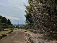 聖神社参道から見える渥美半島