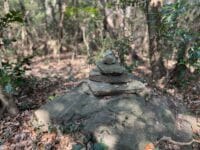 聖山山頂のケルン