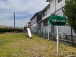 北淀尻チビッコ広場　看板と遊具