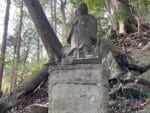 御嶽講の石像　三笠山御神