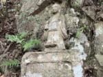 御嶽講の石像　覚明霊神