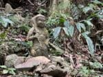 御嶽講の石像　不動明王