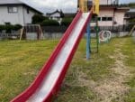折坂児童遊園地　遊具すべり台