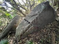 田戸山・田戸社跡の残石