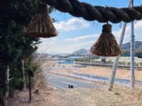 田の神遺跡から神明社・伊勢神宮方面