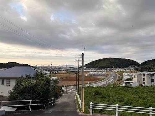 西迫 西福寺山門から