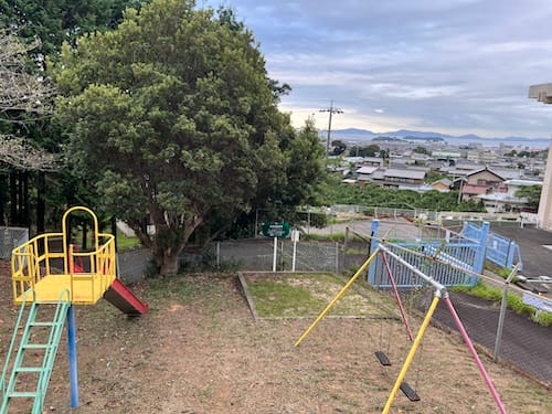 新屋第二チビッコ広場と眺望