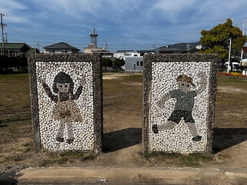 「石モザイク画(礫画)」