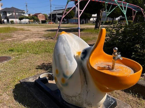 ペリカンの水飲み場