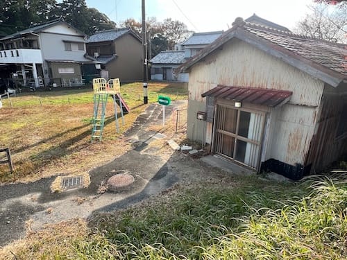 大宮団地チビッコ広場　堤防から