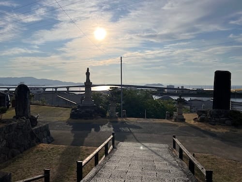 利生院境内からの眺望