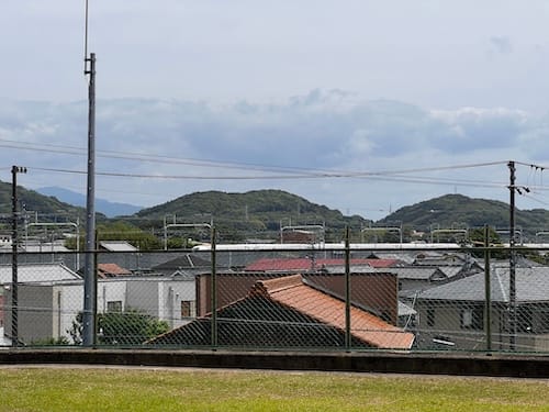 新幹線が見える