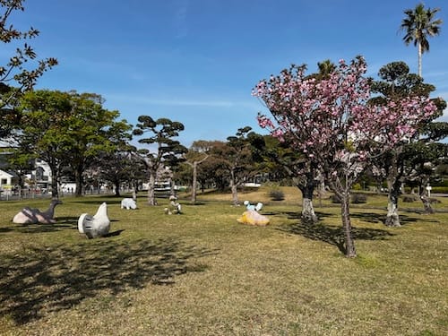 若宮公園 アニマルチェア群
