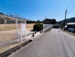 大沢公園　形原神社への市道
