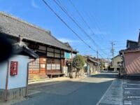 地蔵堂（三谷町）　地蔵堂の通り