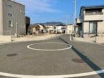 住宅地からとよおか緑地方面