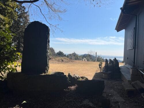 竹内民三郎頌徳碑と三十三観音