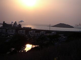 笠山から見える姫島