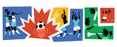 2015FIFA女子ワールドカップgoogleロゴ